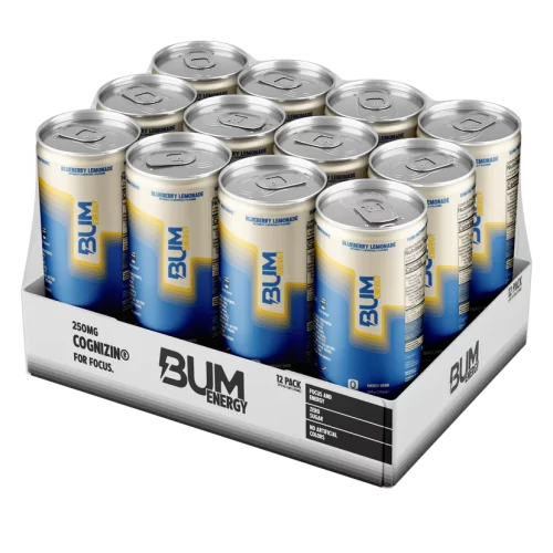 BUM Energy - Blueberry Lemonade (355ml, Pack of 12)